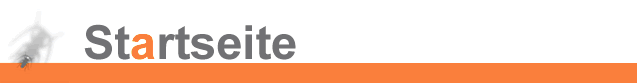 Titelbild der Website mit dem Namen Startseite